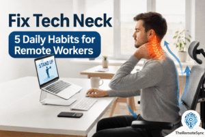how to fix tech neck