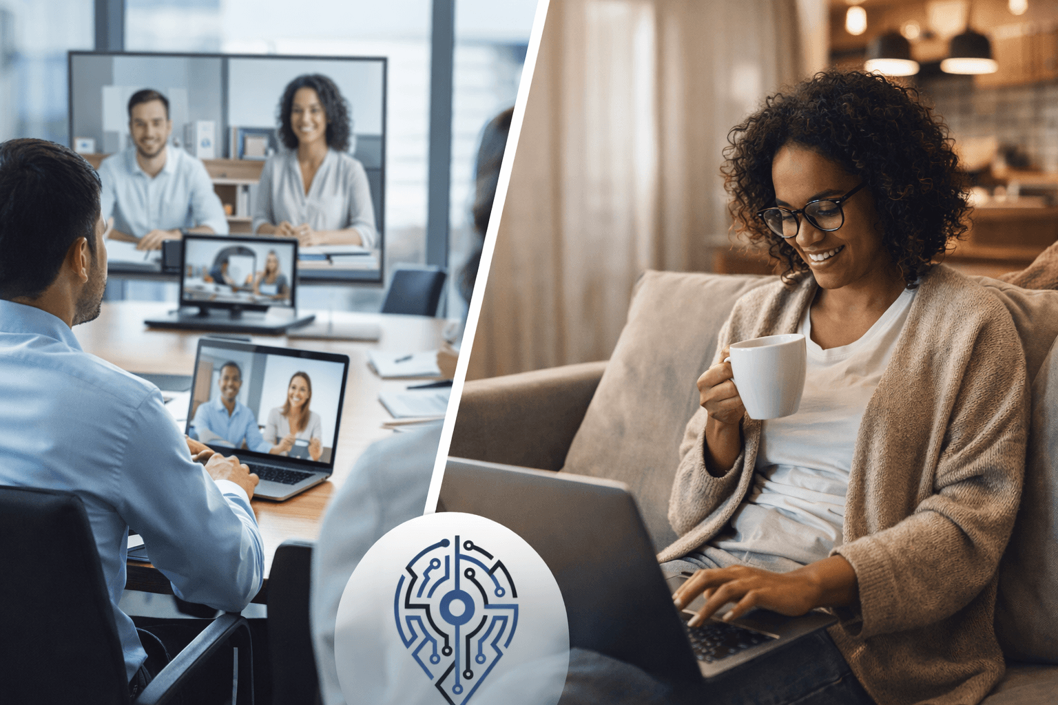 what is a hybrid work schedule