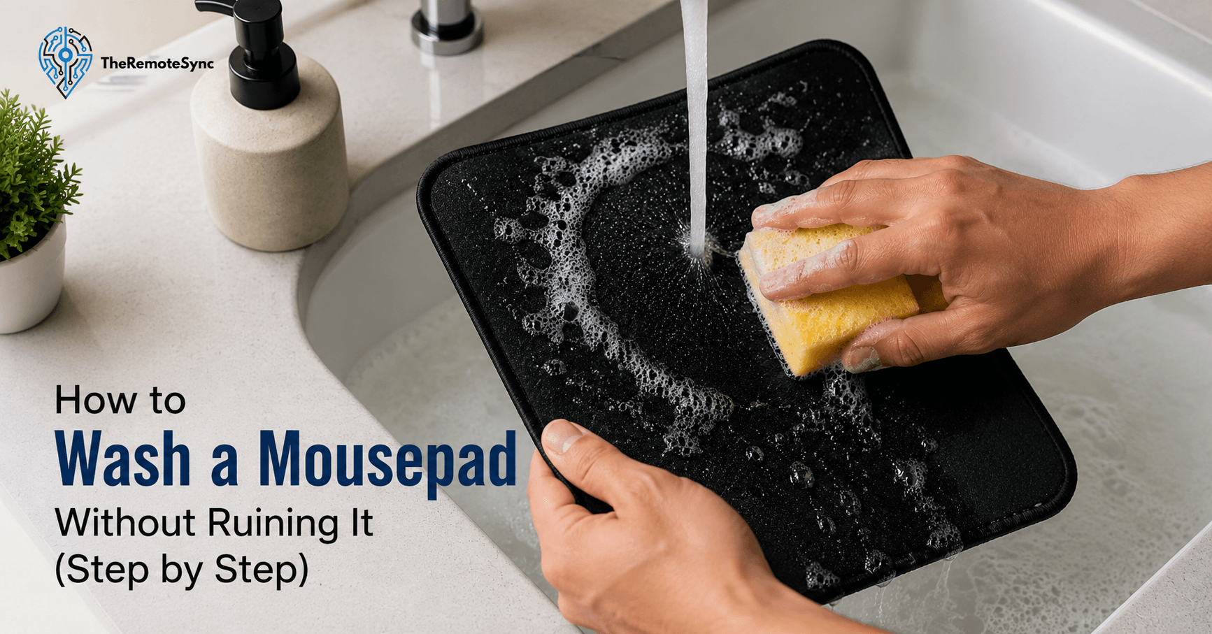 how to wash mousepad