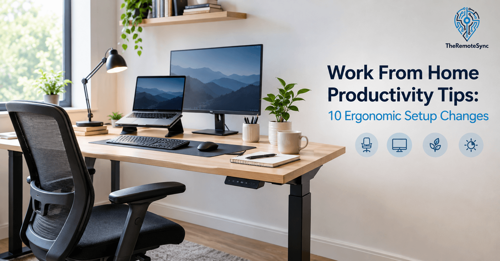 Work From Home Productivity Tips: 10 Ergonomic Setup Changes